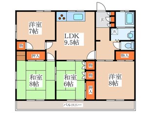 田無ハイムの物件間取画像